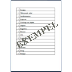 Pärmregister Objektspärm Ventilation Pärmregister Objektspärm ventilation