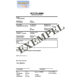 Beställning till UE Ventilation Beställning till UE