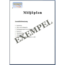 Miljöplan VVS Miljöplan VVS