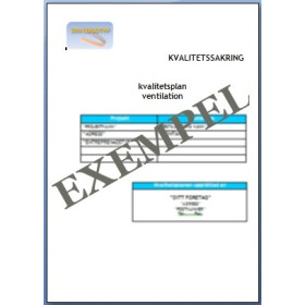 Kvalitetsplan Ventilation Kvalitetsplan