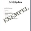 Miljöplan