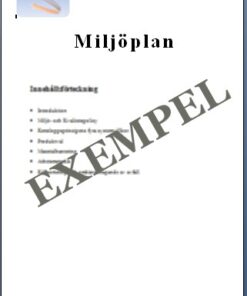 Komplett paket Miljö & Kvalitet