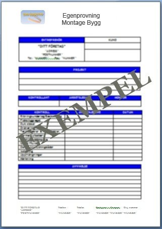 Egenprovning ventilation