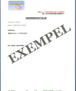 Komplett paket UE & Beställare