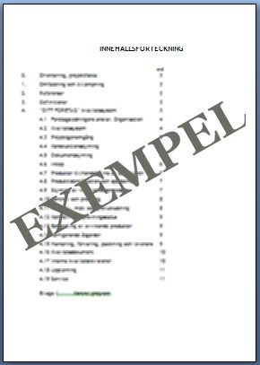 Kvalitetsplan